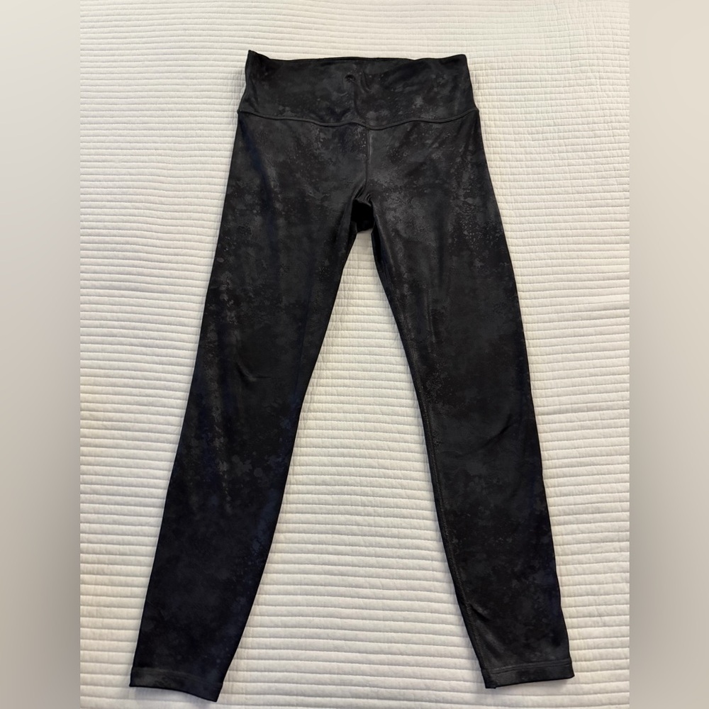 Athleta Black Patterned Leggings